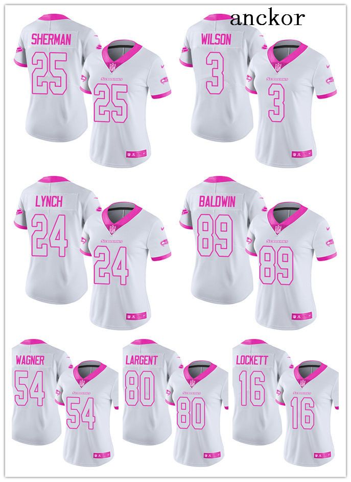 russell wilson pink jersey