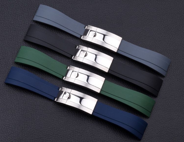Guarda Gli Accessori Natura Cinturino In Gomma Siliconica Cinturino Uomo Cinturino  Rolex Submariner GMT Bracciale OYSTER 20mm Da 27,77 € | DHgate Italy