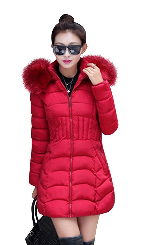 puffer winter jacket womens