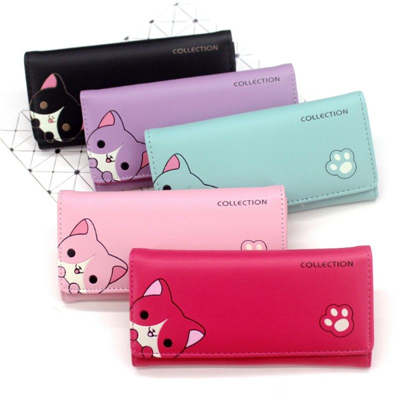 cute long wallets