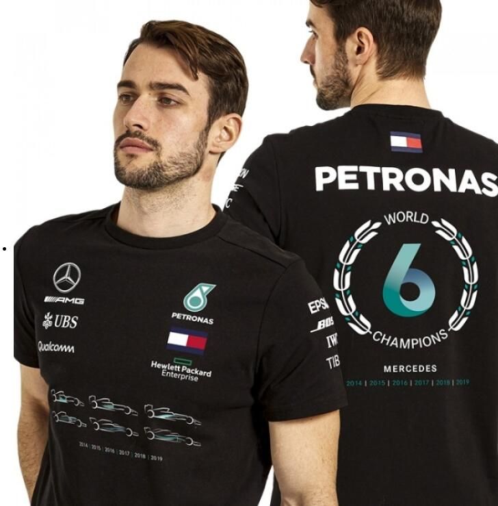 2020 F1 Formula One Short Sleeve T Shirt Team Suit 2019 Mercedes Benz W10 Racing Suit 6 Champion Round Neck Tee From Nicecar 14 64 Dhgate Com