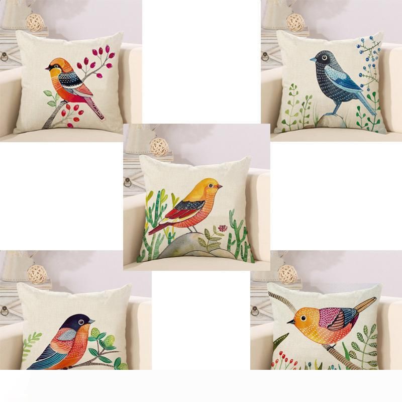 bird cushion covers