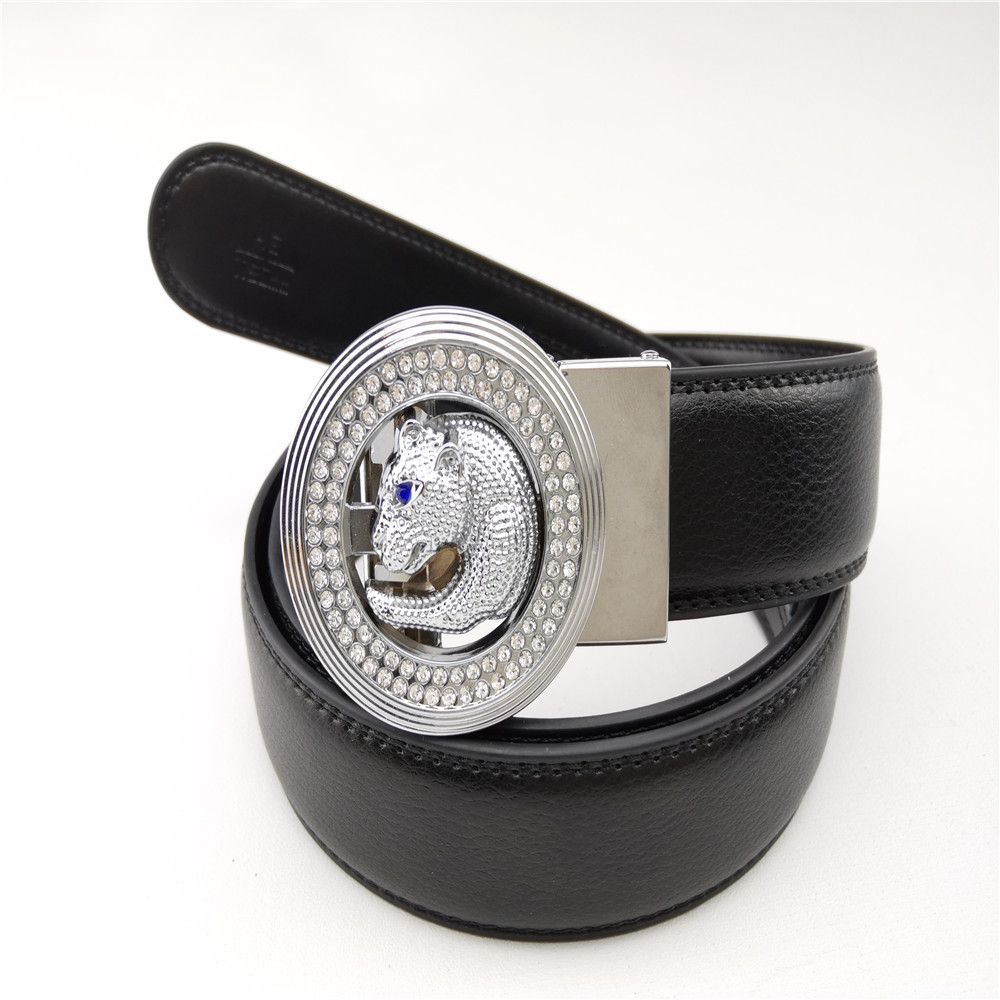 New automatic buckle designer fashion women leather belt for men wasit belts_vogarts.com