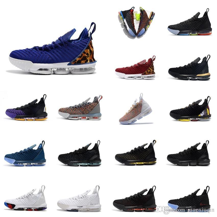 lebron 16 grey and black