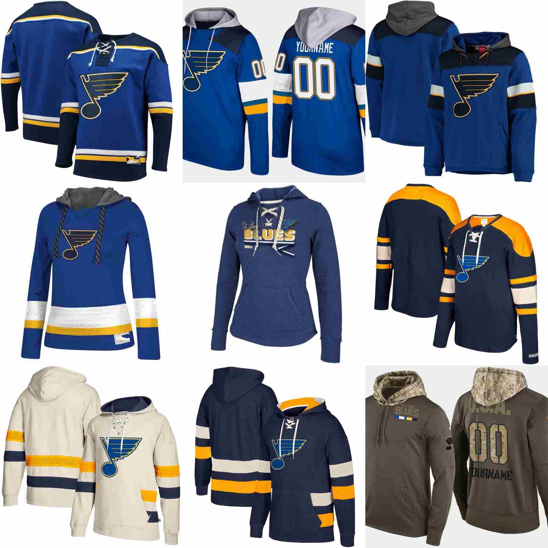 blues jersey hoodie