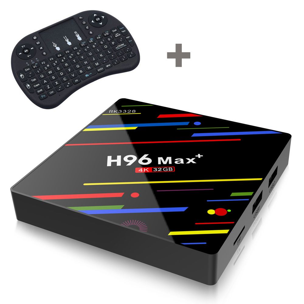 H96 Max Plus RK3328 Android 8.1 Smart 4K Tv Box 4GB 64GB Dual Wifi Full 1080P HD