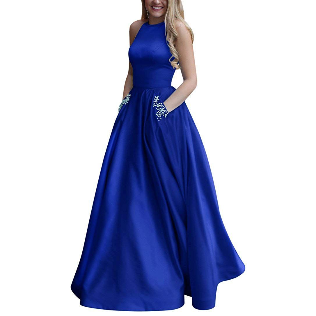 königsblau kleid lang königsblau kleid lang