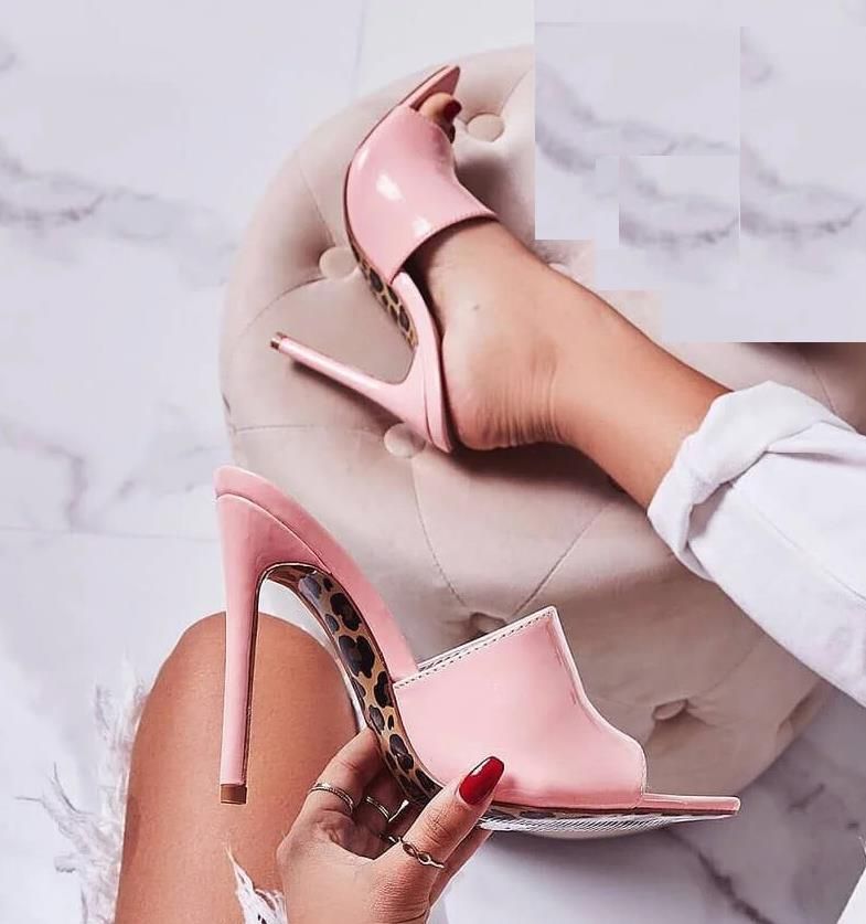 designer mule heels