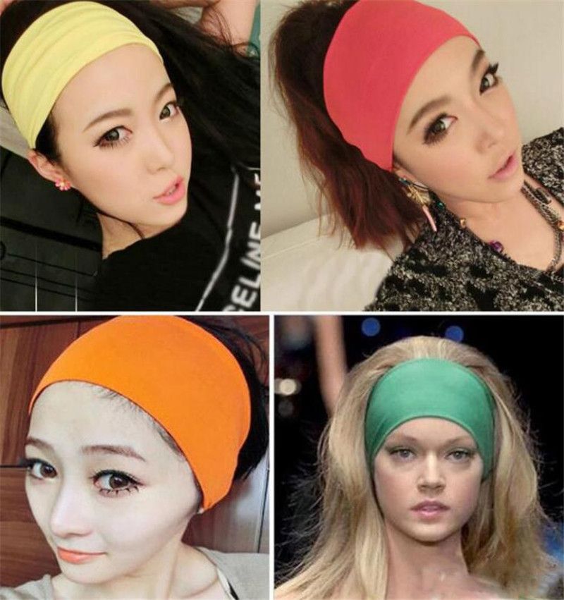 New Unisex Sport Bandanas Sweat Sweatband Headband Yoga Gym