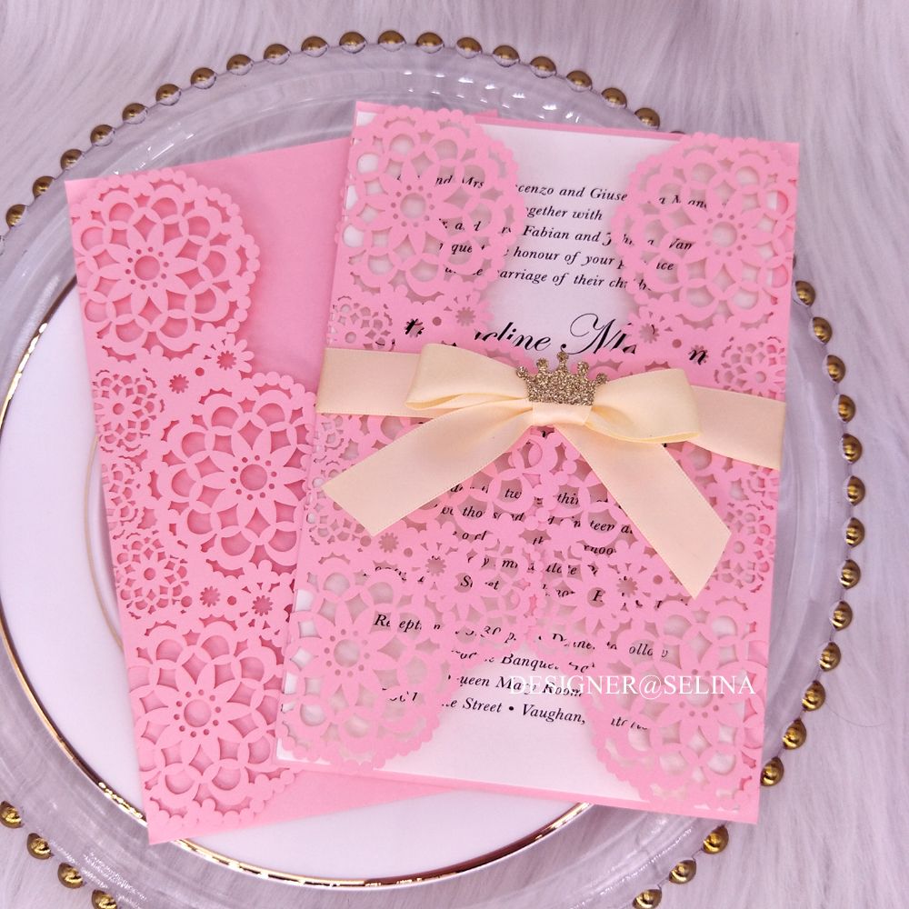 printed ribbon for bridal shower