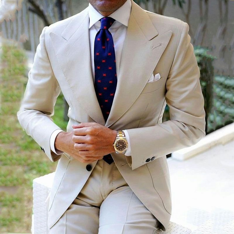 Traje para hombres anchos - Hogarmania