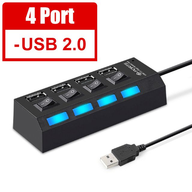 4 ميناء USB2.0.