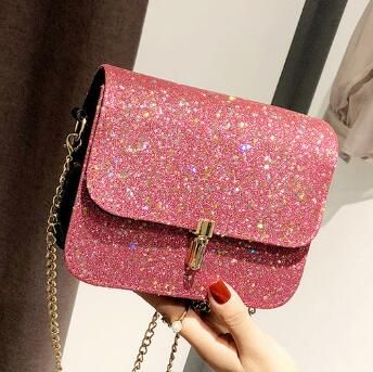 Compra La Nueva Versión Coreana De Lentejuelas Para Damas Con Bolsos Y Bolsos  Están De Moda, Inclinadas A Través De La Cadena De Bolsos Y Los Bolsos De  Señora Están Libres De