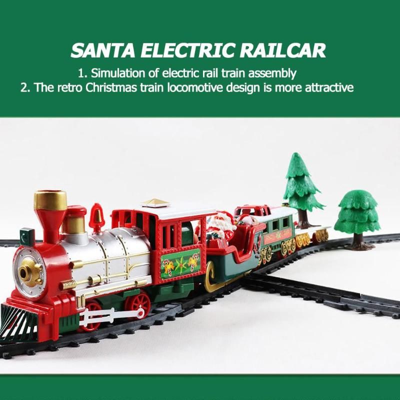 electric christmas train set