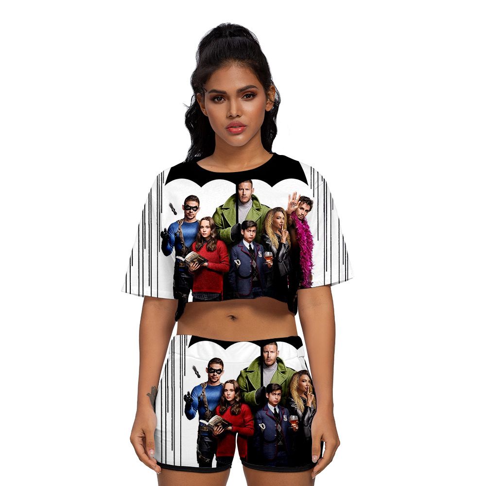 Compra El Umbrella Academy 3D Print Conjuntos 2 Piezas Para Las Mujeres  Crop Top Juego De Pista De Dos Piezas De La Tapa Del Aparato Y Los  Cortocircuitos De Las Señoras Chándales