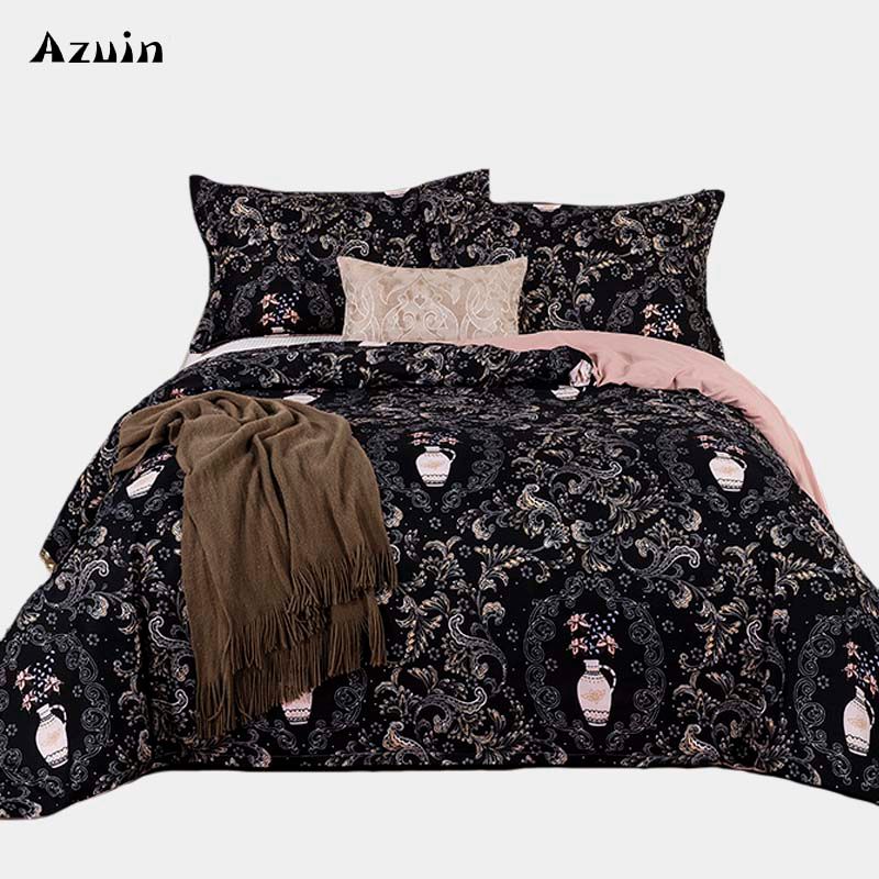 Court Style Bedding Queen Comforter Sets 3d Adult Bed Cover