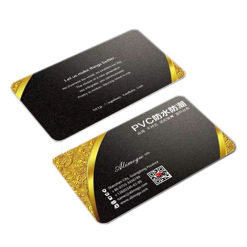 Double Side Printed Custom Plastic PVC VIP Cards/ PVC Business Card