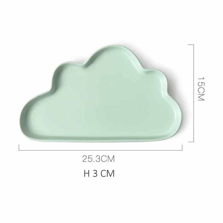 10 inch plate green