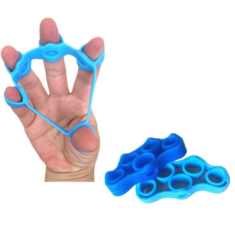 2020 Designer Rubber Stretch Resistance Band Silicone Finger Forearm Hand Grip Expander Trainer How To Permanently Stretch Silicone Rubber