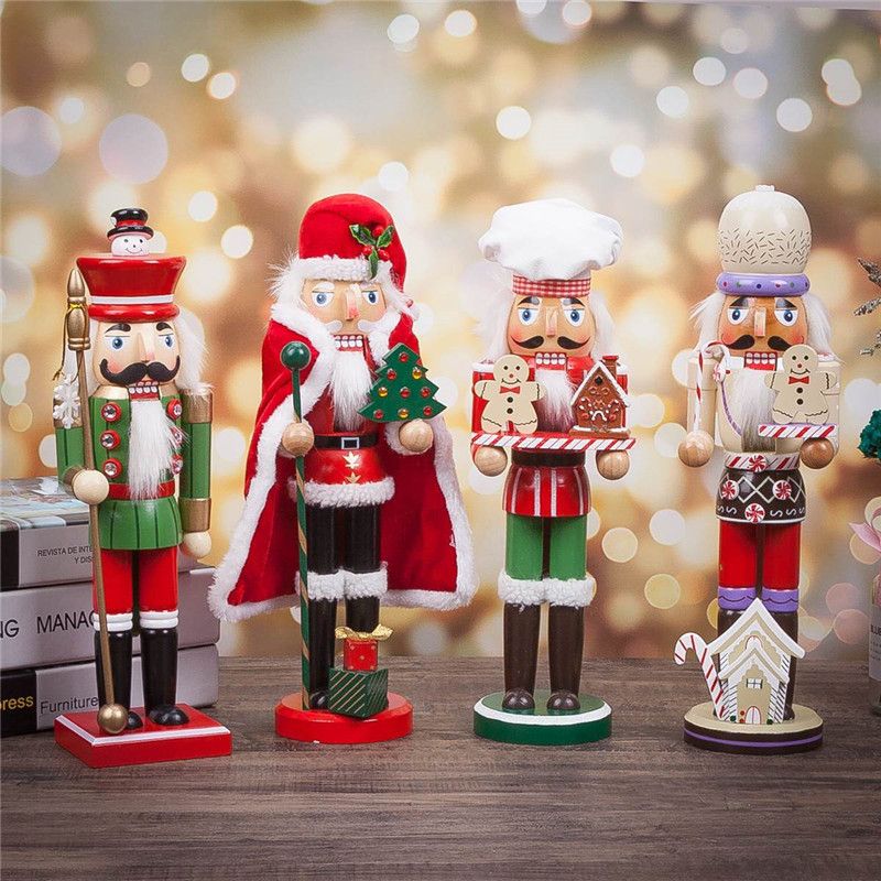 Babbo Natale X Desktop.Acquista 35cm Schiaccianoci Babbo Natale Soldato Burattino Di Legno Giocattolo Doni Artigianato Home Decoration Ornamenti Il Desktop Di Compleanno Di Natale I Bambini Ragazze A 14 36 Dal Toptomhome Dhgate Com