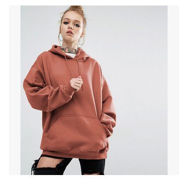 Compra 2019 Sudaderas Con Capucha De Estilo Coreano Para Mujer Sudadera De  Manga Larga De Color Sólido Otoño Lindo Sudadera Con Capucha Roja Roja  Tallas Grandes Casual Tops Barato | Entrega Rápida