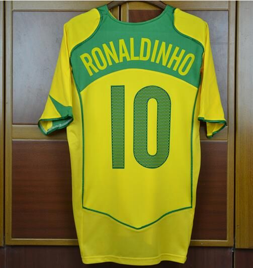 ronaldinho brazil jersey number