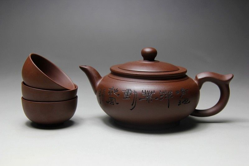YiXing Ceramic blue and white Ti Liang pot kung fu tea set Home teapot 210cc 