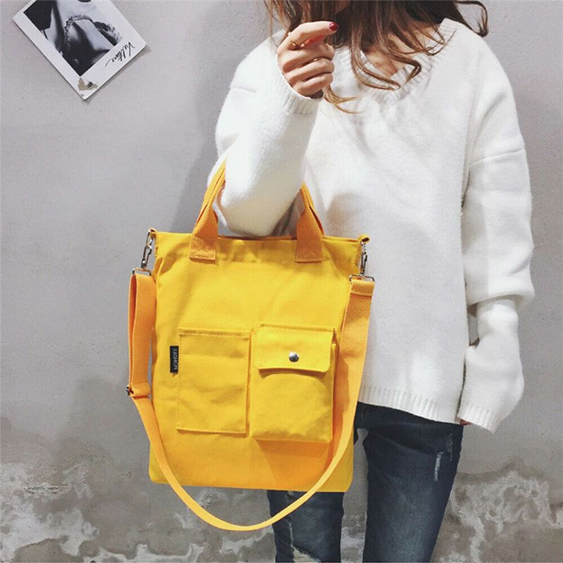 plain canvas messenger bag
