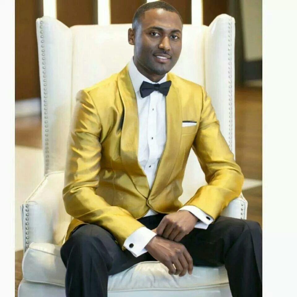 Compra Trajes De Novio De Color Amarillo A La Moda, Trajes De Baile De Fin  De Año De Fiesta De Negocios De Hombres De Boda Elegantes Y Ajustados  Chaqueta + Pantalón +
