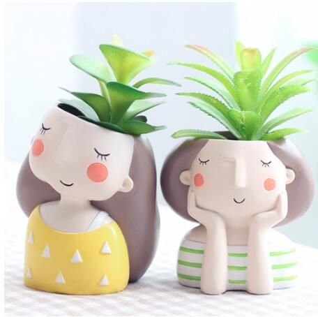 Boys And Girl Design Flower Home Garden Home Decoration Planter