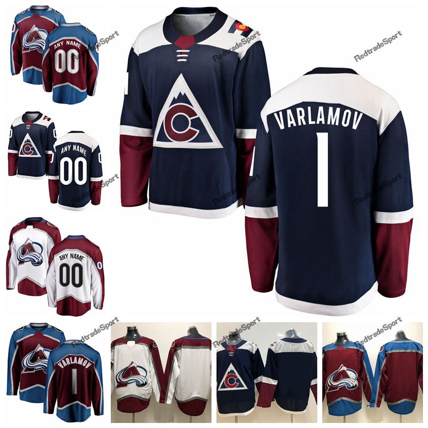colorado avalanche varlamov jersey