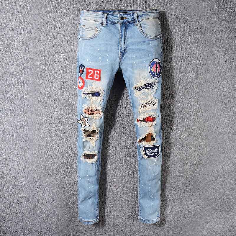 Compra Las Mejores Marcas Para Hombre Jeans AMIRI Jean Pantalones De  Agujero Casual De Verano Sección Delgada Overoles Parche Pantalones  Pantalones Cómodos Pantalones Cortos De Alta Calidad Nuevos Barato |  Entrega Rápida