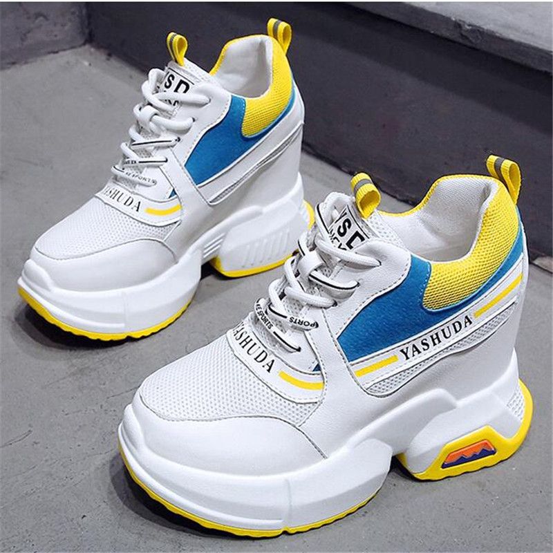 sneakers with thick heels