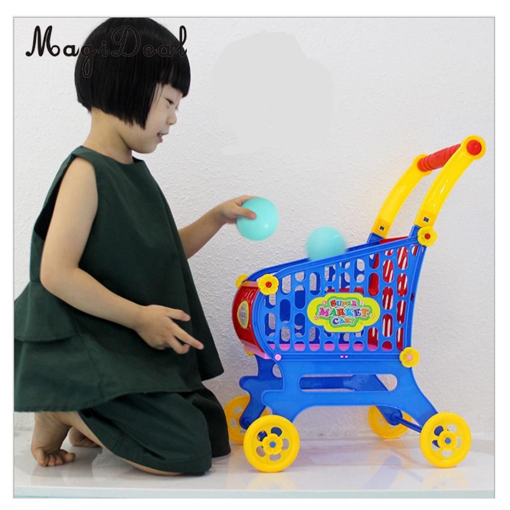 kids plastic shopping cart