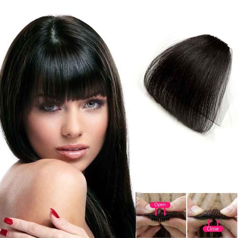 human hair bangs