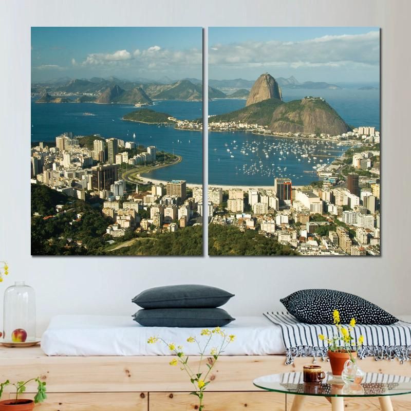 2020 Modern Poster Rio De Janeiro Brazil Coast Highlands Canvas Print Printings Wall Art No Frame For Decor From Kyrre 9 2 Dhgate Com