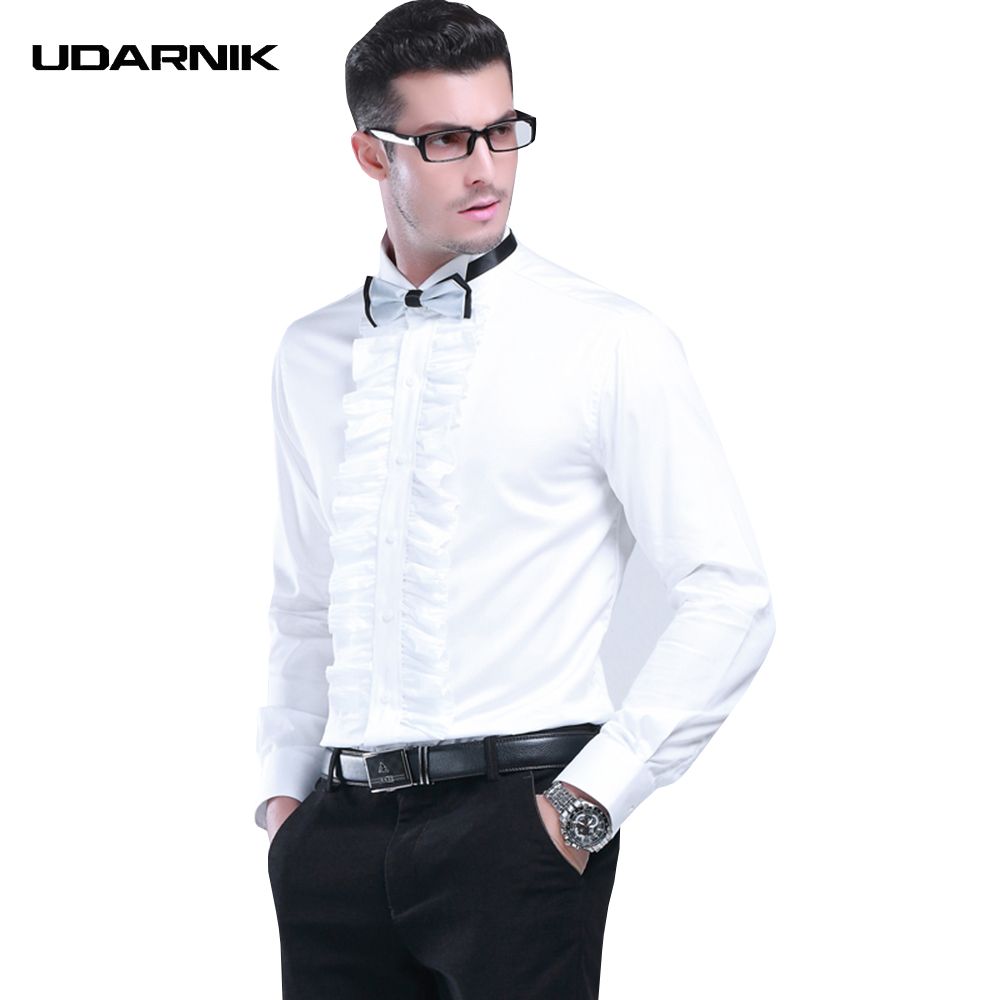 white ruffle shirt mens