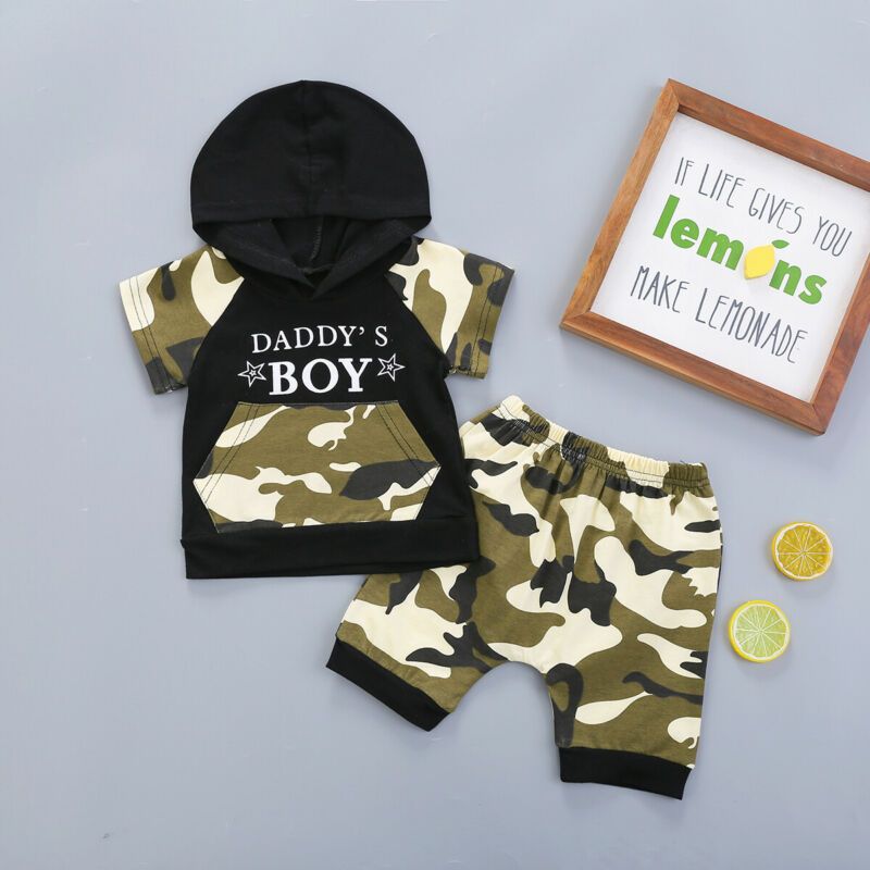 baby boy camo tracksuit