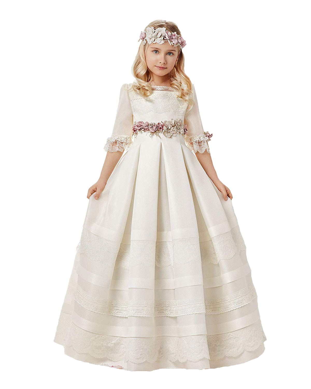 half shoulder dress for kids