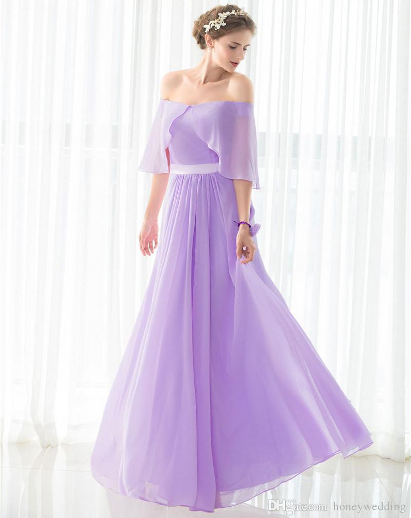 light purple gown