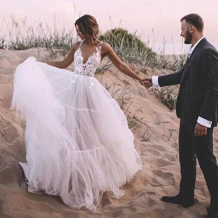 backless beach wedding dresses