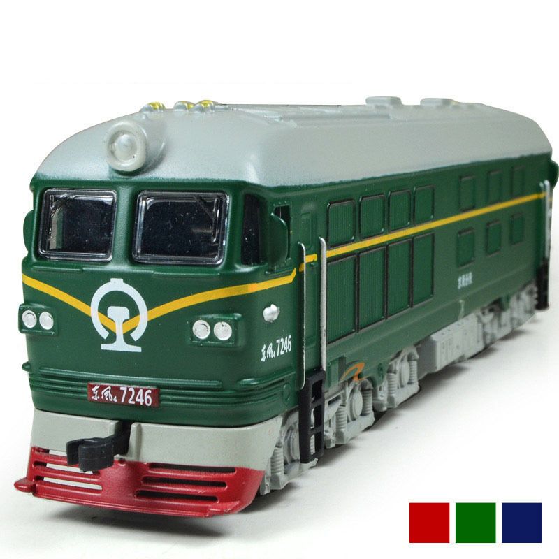 green train toy