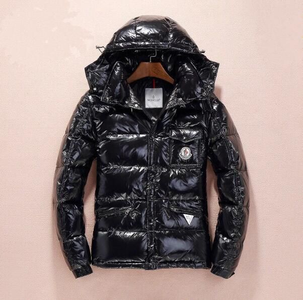 Doudoune vernis noir homme Clearance