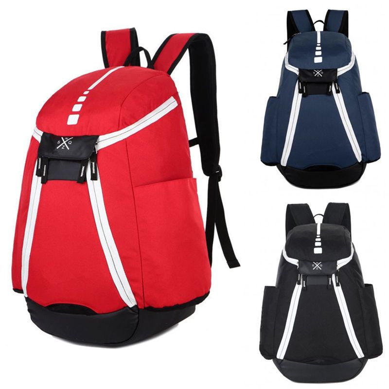 red basketball backpack