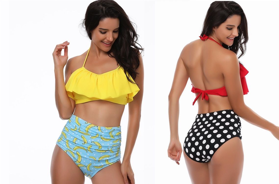 children's high waisted bikini