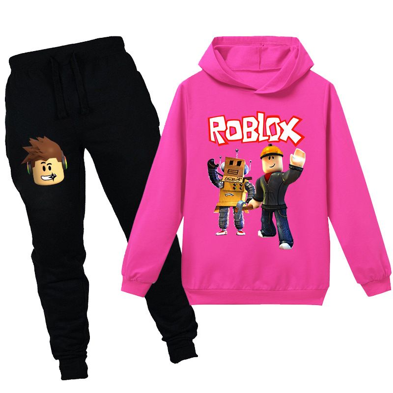 Compre Adolescente De La Muchacha 6 14 Anos Ninos Traje Roblox Chandales Ropa Ninos Conjuntos De Manga Larga De La Manera De Los Ninos Del Resorte Del Otono Camisetas Pantalones A 21 6 - codigos de ropa de roblox para mujer