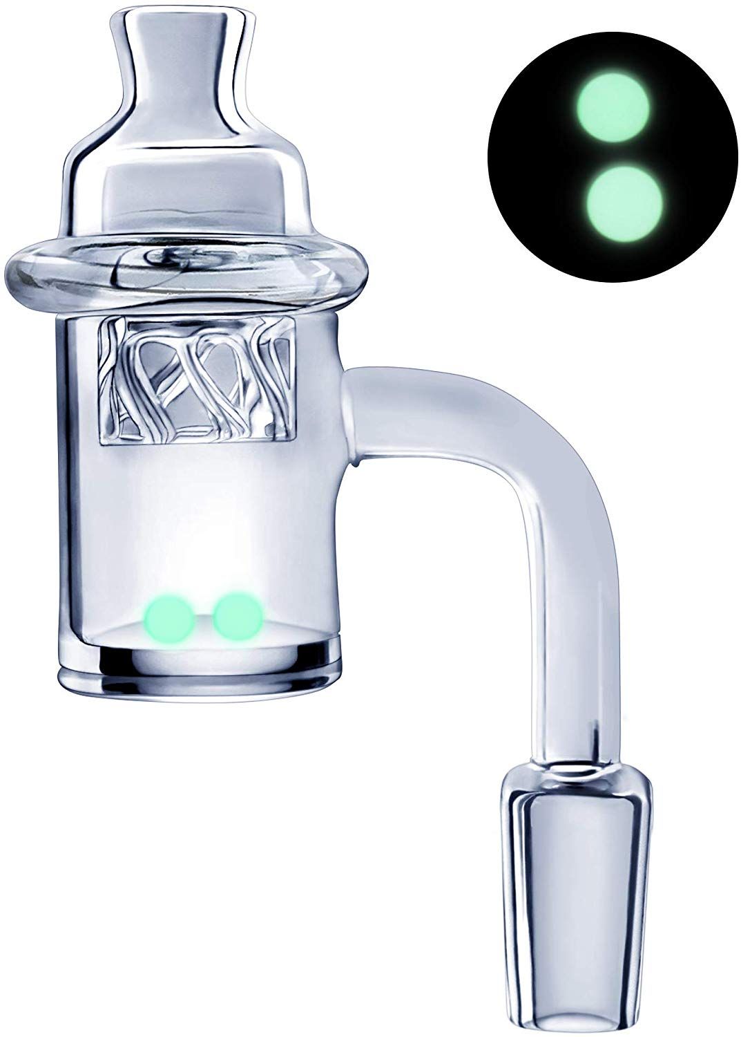 2020 Terp Pearls Quartz Banger & Carb Cap Combo From Jjbang, 3.82