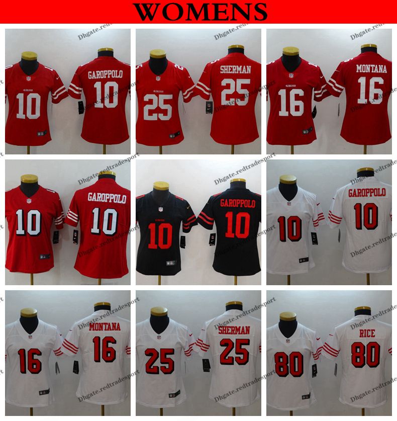 ladies 49ers jersey