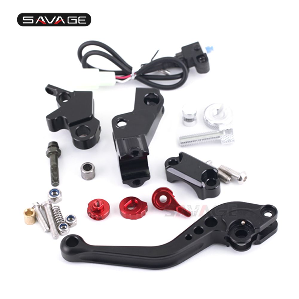 Short Brake Clutch Levers Fit BMW S1000RR 2010-2014 S1000R 2014-2016 Black