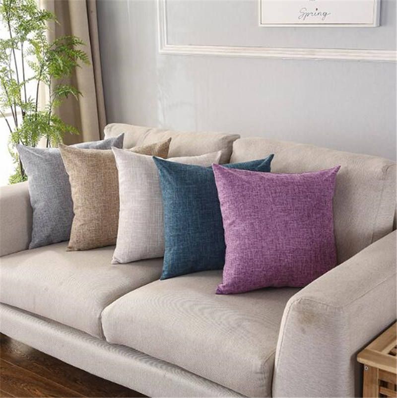 Details about   Colores Vivos Flexible Funda de Cojín Elástico Almohada Poliéster Sofá Muebles 